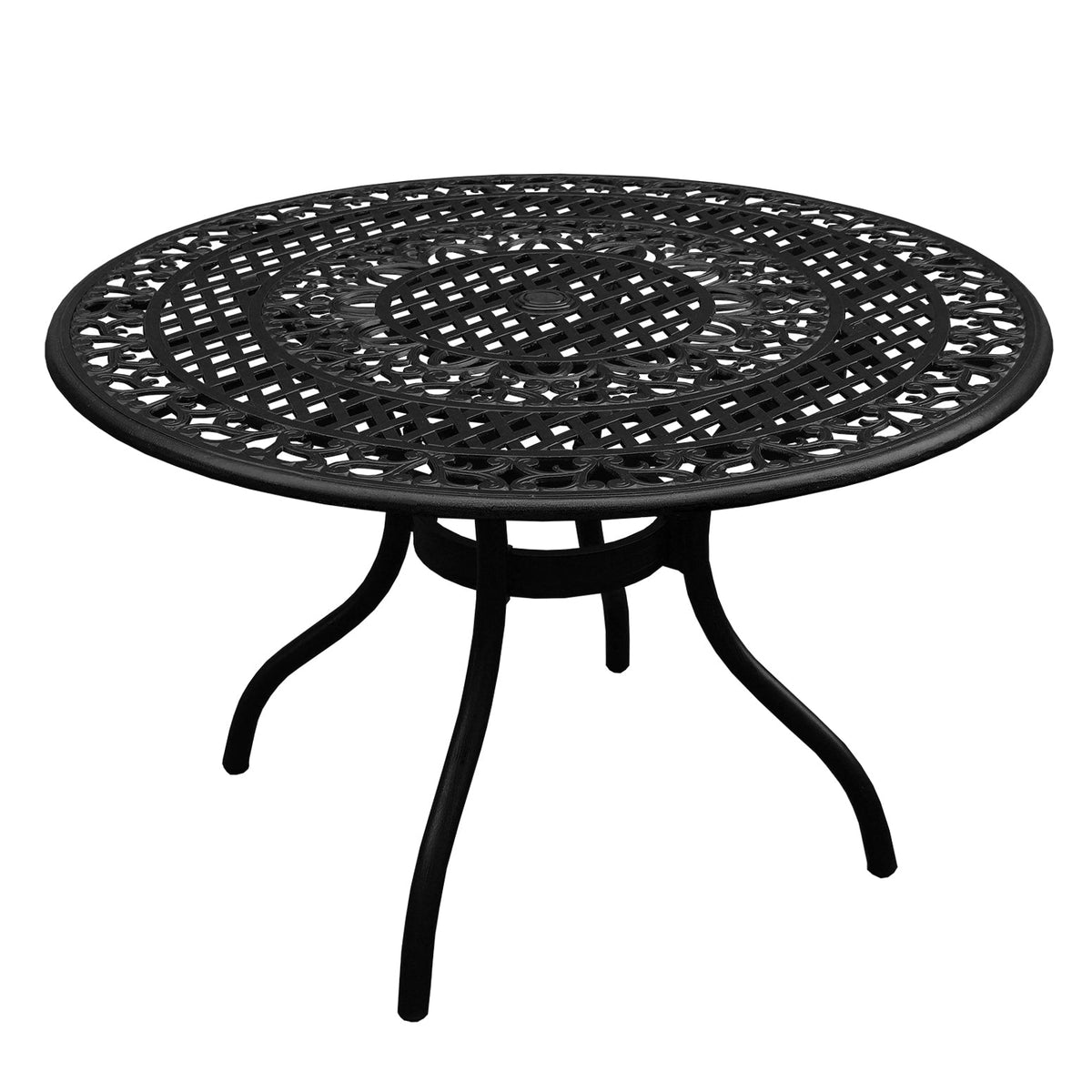 5-Piece Aluminum Round Patio Dining Set