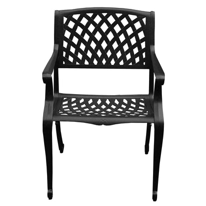 5-Piece Aluminum Round Patio Dining Set