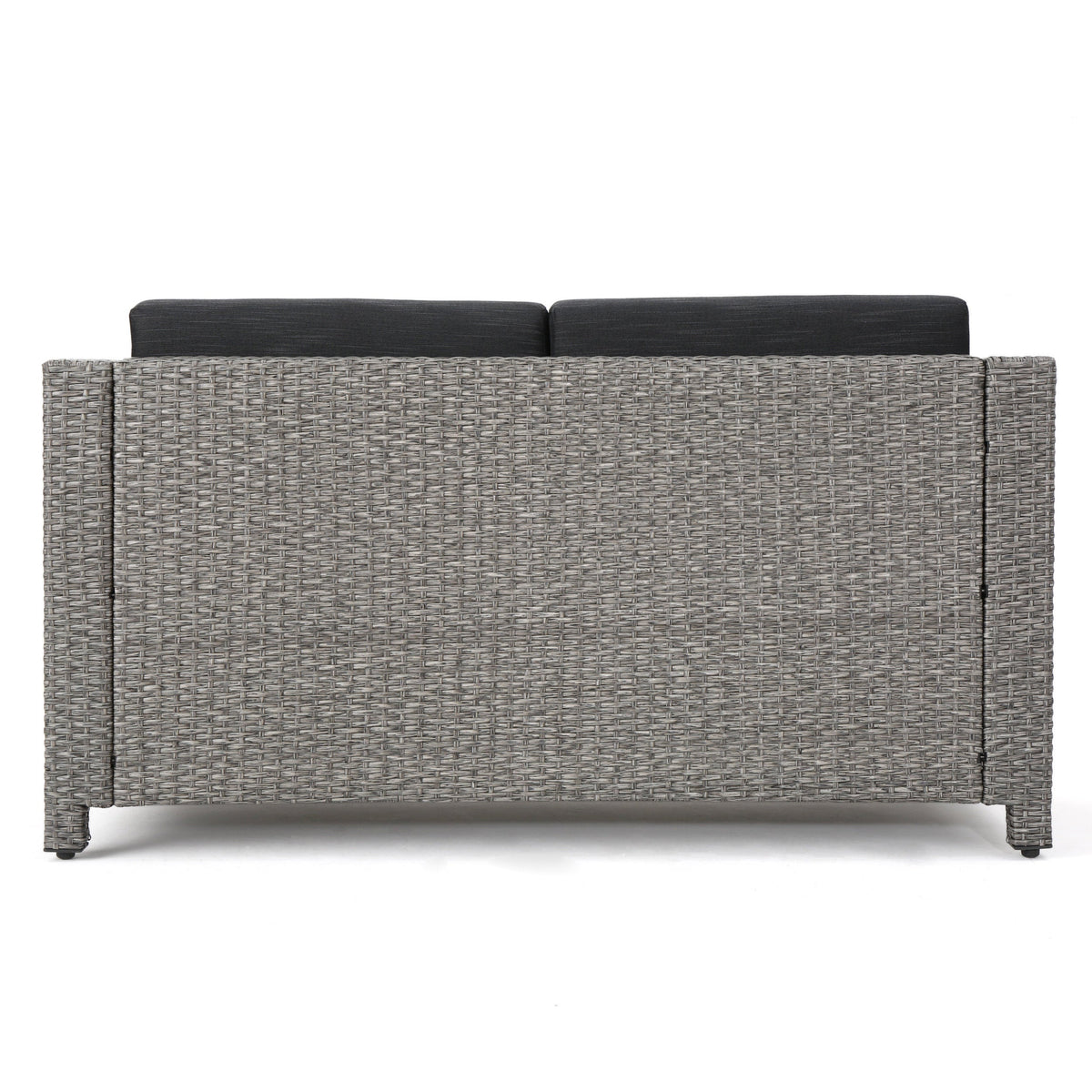 Puerta 4-Piece Rattan Patio Set with Water-Resistant Cushions