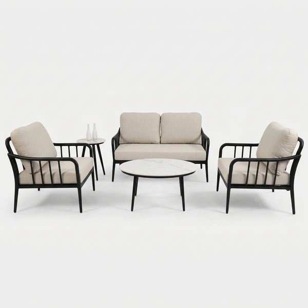 5-Piece Aluminum Patio Conversation Set
