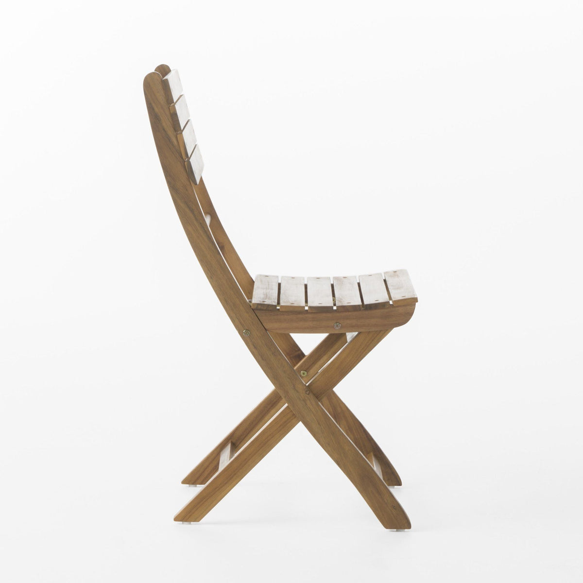 5-Piece Natural Wood Folding Patio Dining Set