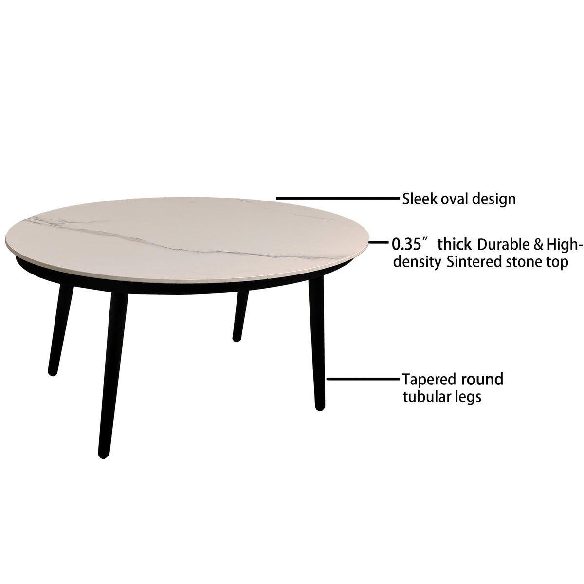 2-Piece Aluminum Patio Loveseat Set