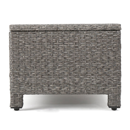 Puerta 4-Piece Rattan Patio Set with Water-Resistant Cushions
