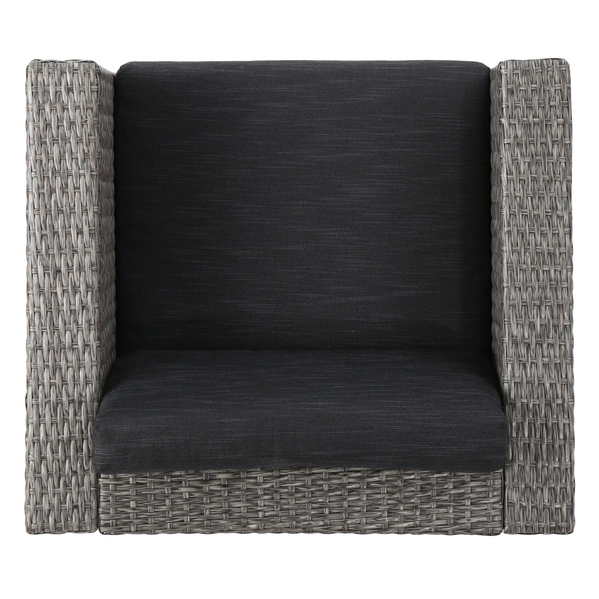 Puerta 4-Piece Rattan Patio Set with Water-Resistant Cushions