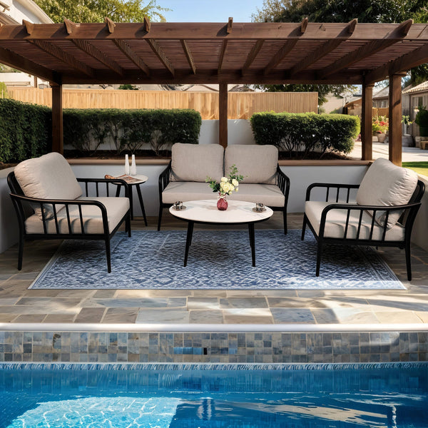 5-Piece Aluminum Patio Conversation Set