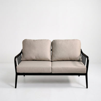 2-Piece Aluminum Patio Loveseat Set