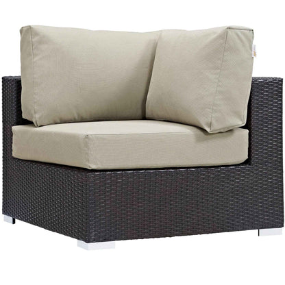 Modway Convene 10-Piece Outdoor Patio Sectional Set
