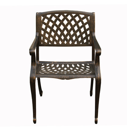 5-Piece Aluminum Round Patio Dining Set
