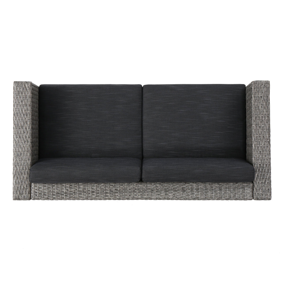 Puerta 4-Piece Rattan Patio Set with Water-Resistant Cushions