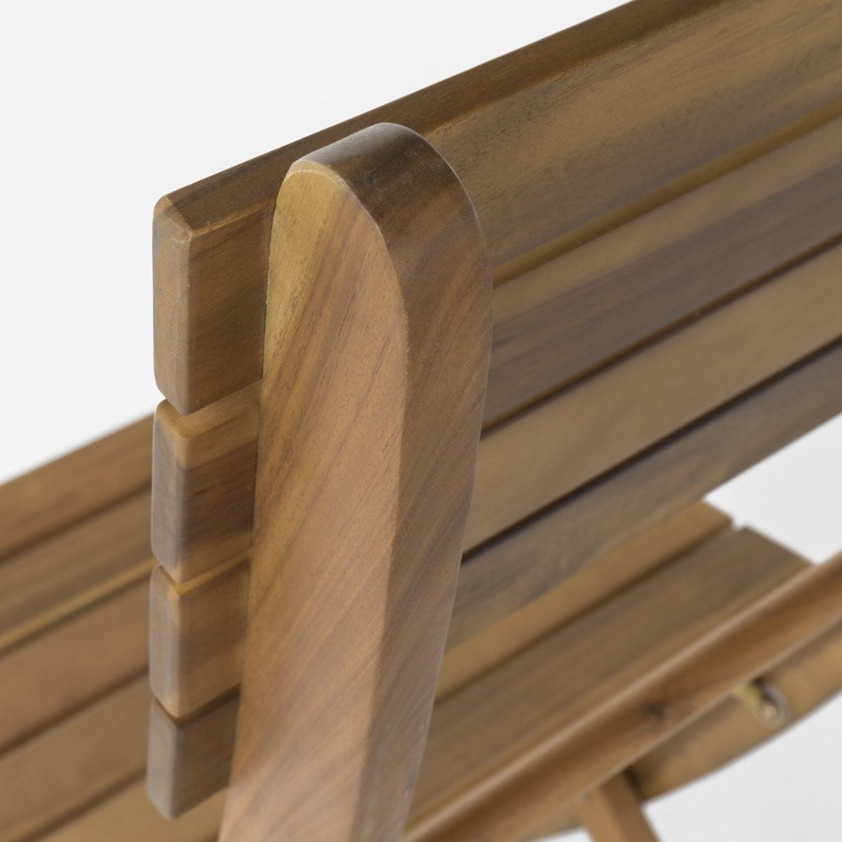 5-Piece Natural Wood Folding Patio Dining Set
